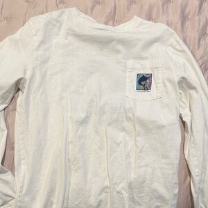 Vineyard Vines White Long Sleeve with Colorful Graphic